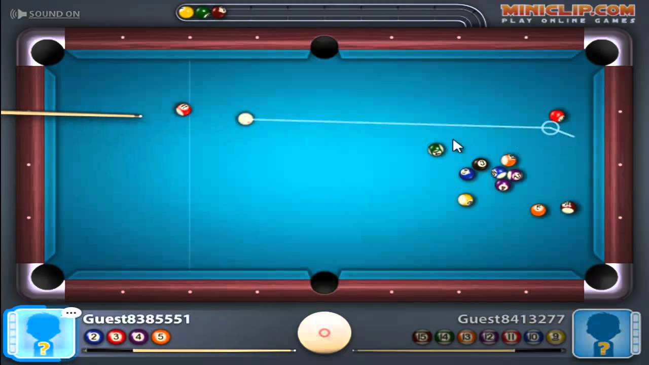 miniclip eight ball multiplayer pool